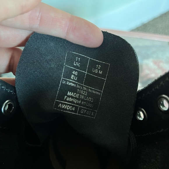 Men’s Dr Martens boots 1460 smooth leather  size 12 - Picture 5 of 8